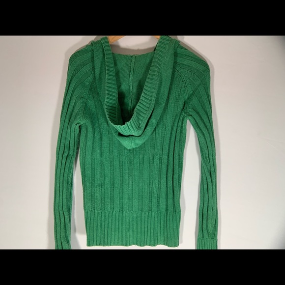 Aeropostale green hoodie sweater pullover top - Picture 3 of 3